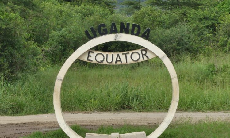 The Equator in Queen Elizabeth National Park